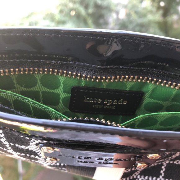 Kate Spade Black Polka Dots Wristlet - Picture 5 of 7